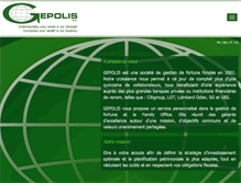 Tablet Screenshot of gepolis.com